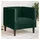 vidaXL Chesterfield-Sessel Dunkelgrün Samt