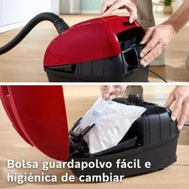 Bosch Serie 4 BGB38RD2 rot-schwarz