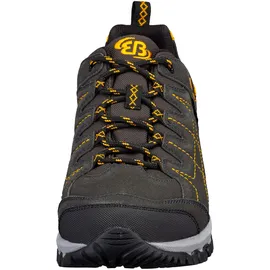 Brütting Mount Shasta Low Unisex Cross-Laufschuh, anthrazit/gelb, 43