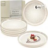 sänger Dessertteller Creme 6er Set