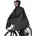 S Wasserdichter Fahrrad-Poncho aus recyceltem Polyester mit Sichtfenster Reflektoren Packbeutel