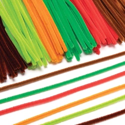 Großpackung Pfeifenreiniger in Waldfarben (pro Set 150) Bastelmaterial