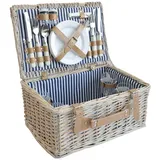 casa.pro Picknickkorb Lumparland für 4 Personen 42x28x20 cm [ ]