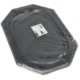 Papstar Starpak 10 Servierplatten, PET 45 cm x 30 cm schwarz