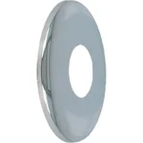 tecuro Design-Hahnrosette 1/2 Zoll Ø 22 mm x Ø 61 mm x 35 mm Messing verchromt