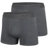 Jako Boxershorts Premium grau L 2er Pack