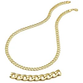 FIRETTI Goldkette Schmuck Geschenk Gold 333 Panzerkette Gelbgold
