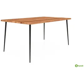 byoak Esstisch KULA 90 x 170 aus Massivholz, Naturgeölt - Naturbelassen