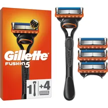 Gillette Fusion5 Handstück + Rasierklingen 4 St.