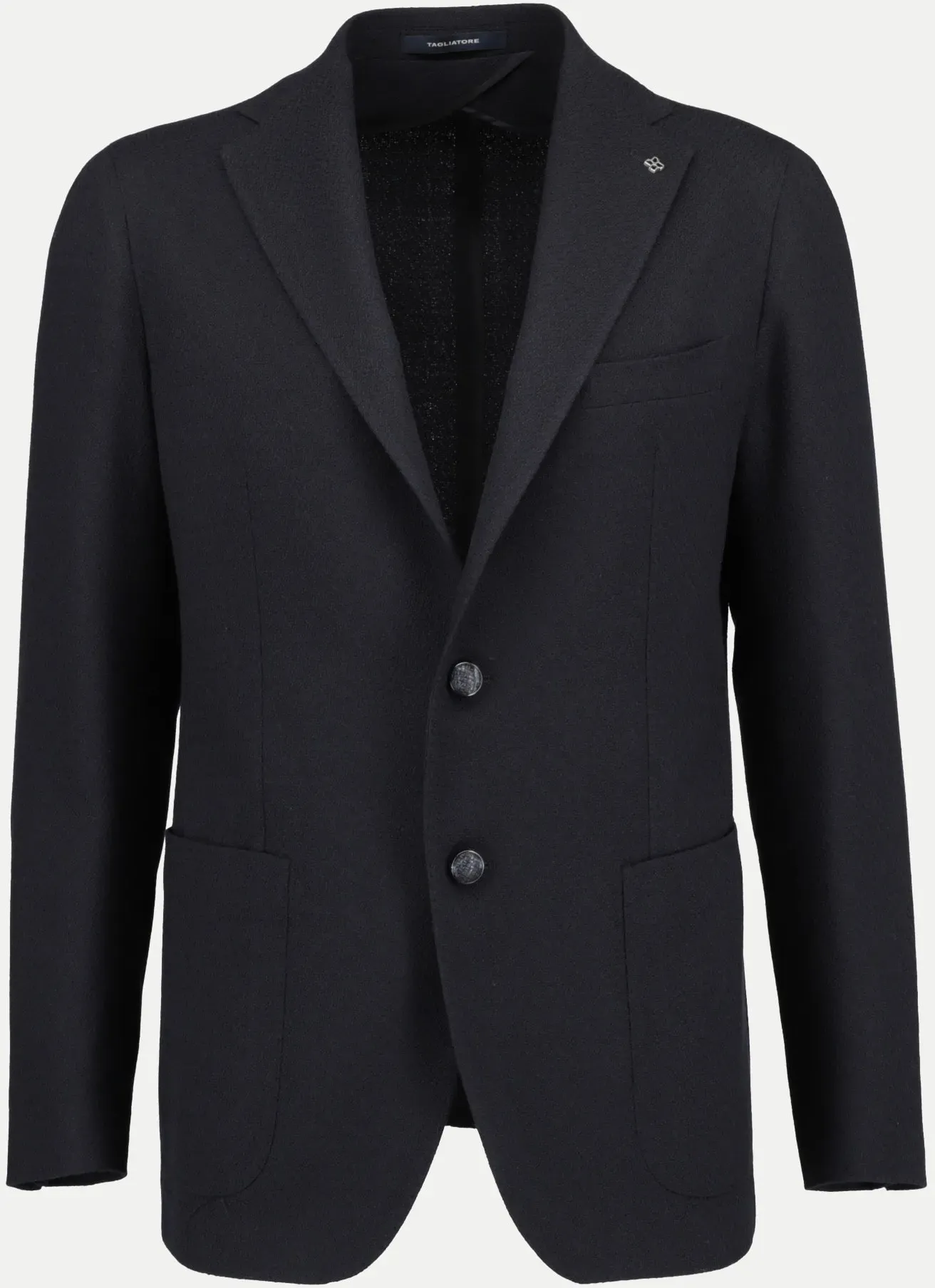 Regular-Fit Wollblazer Schwarz 54