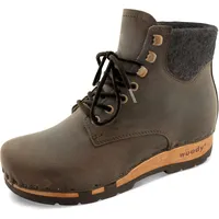 woody Damen Mona Clog Stiefelette, Caffe, Größe 36
