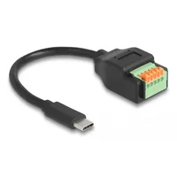 DeLock USB 2.0 Kabel USB Type-CTM Stecker Terminalblock Adapter