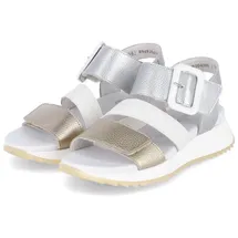 Rieker Klassische Sandaletten in gold/paper/silber | Gr.: 39