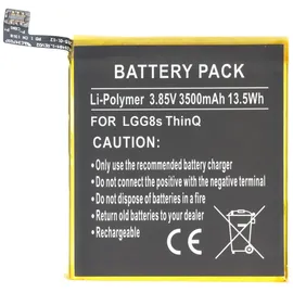AccuCell Akku passend für LG G8s ThinQ, Li-Polymer, 3,85V, 3500mAh, 13,5Wh