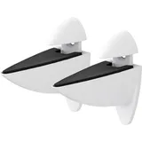 Dolle Wohnregale Dolle Metallclip-Set Ara verstellbar 0,6-2,5 cm weiß 2 stück