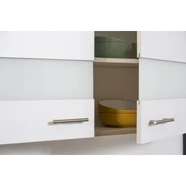 Respekta Küchenzeile Merle 210 cm Weiß