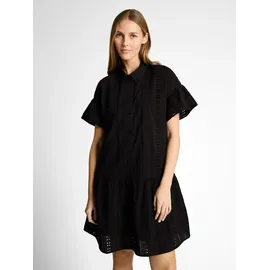 Tom Tailor Hemdblusenkleid Mini Schwarz XS