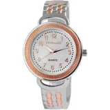 Excellanc Spangenuhr mit Metallarmband, silber-& roségoldfarben  SE472