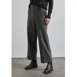 STREET ONE Damen A378386 Straight Leg Hose,Grau,44 - 44W / 30L