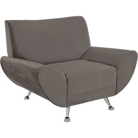 INOSIGN Sessel »Saltare elegant und komfortabel, toller Designfuß«, grau