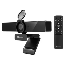 Sandberg USB-C/A Webcam Pro Remote 4K Schwarz