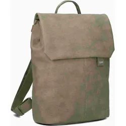 zwei MADEMOISELLE.M Rucksack MR13 nubuk-olive