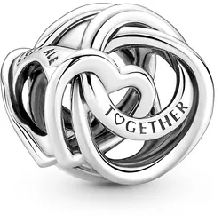 Pandora 791507C00 Charm Familie Für Immer Eingekreistes Heart Silber