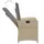vidaXL Gartensessel Kissen 2Stk. Verstellbar Beigemischung Poly Rattan