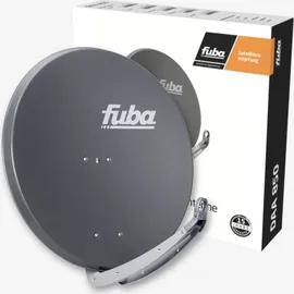 PremiumX Fuba DAA 850 A Sat Anlage Schüssel Anthrazit Quad LNB 8x F-Stecker - Grau/Gold