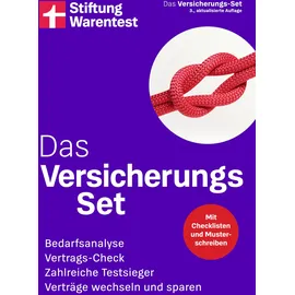 Stiftung Warentest Das Versicherungs-Set - Welche Versicherung braucht man?: Bedarfsanalyse, Vertrags-Check, zahlreiche Testsieger, Verträge wechseln und sparen | Mit Checklisten und Musterschreiben