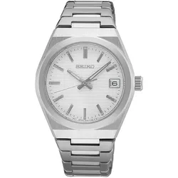 Seiko SUR573P1 Damenuhr mit Saphirglas Stahl/Silberfarben