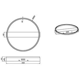 GLOBO Lighting|Deckenleuchte Metall schwarz LED - schwarz