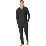 SCHIESSER Pyjama Selected Premium Warming Grau 48