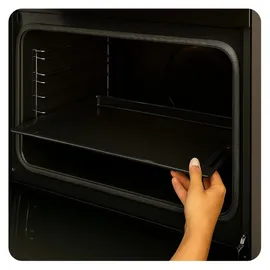 Whirlpool Bauknecht Backblech 450x375mm / 481010657929 - Silber/Schwarz