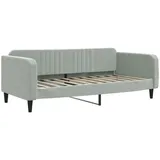 vidaXL Tagesbett 90 x 190 cm Hellgrau
