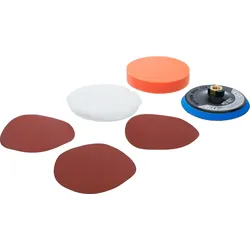 BGS Schleif- und Polierscheiben-Satz | Ø 125 mm