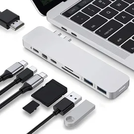 Hyper HyperDrive NET 6-in-2 USB-C Hub - Grau