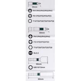 Makita Bit-Set Impact Black B-66880 35-tlg.