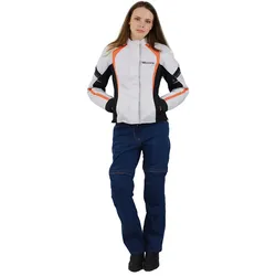 Motorradhose NERVE "Ata" Gr. 44, blau, Hosen, 44, N-Gr, Obermaterial: 80% Baumwolle, 18% Viskose, 2% Elasthan