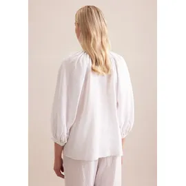 Seidensticker Leinen-Bluse in weiß, - 38,