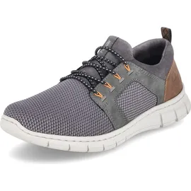 Rieker Herren B7796 Slipper, Grau, 42 EU