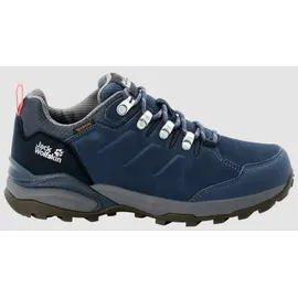 Jack Wolfskin Refugio Texapore Low Wanderschuhe - Blue Dark / Grey - EU 37 1/2