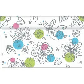 sovie HOME Tischläufer Petra aus Linclass® Airlaid, 40 cm x 4,80 m, 1 Stück,
