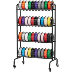 VEVOR Filament Lagerregal Filamentspulenhalter 4 Ebenen 3D-Drucker Organizer