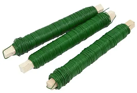 Wickeldraht, grün, 3 Spulen à 33 m