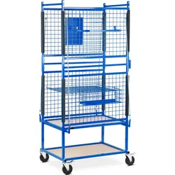 MSW Kfz-Werkstatt-Wagen - für Karosserieteile - 60 x 90 x 202 cm - 220 kg