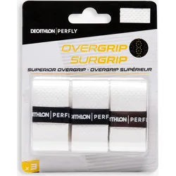 Badminton Griffband Superior Overgrip 3er Pack weiß EINHEITSGRÖSSE