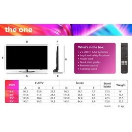 Philips The One 55PUS8909/12 55" 4K LED Ambilight TV