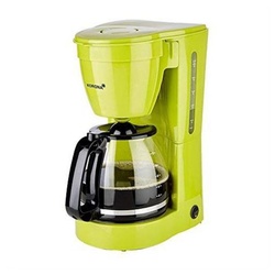 KORONA Filterkaffeemaschine 10115, 1.5l Kaffeekanne, Permanentfilter 1×4, mit Glaskanne, Papierfilter 1×4, Kaffeeautomat, Kaffeemaschine grün