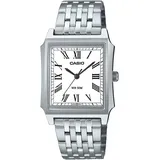 Casio MTP-B190D-7BVEF Herrenarmbanduhr Edelstahl/Weiß